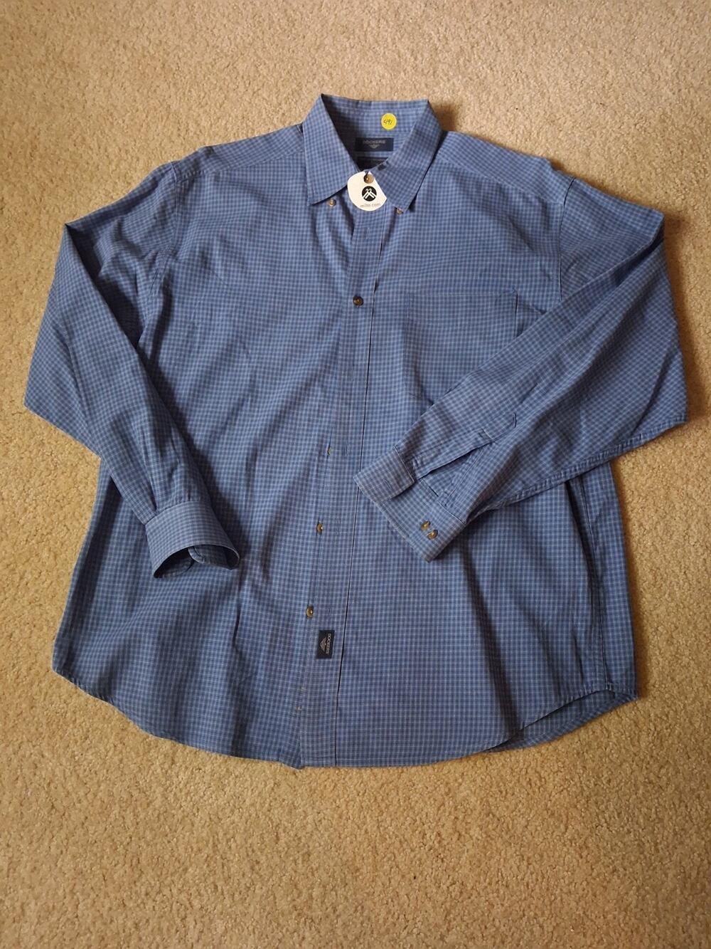 Dockers Men’s Long Sleeve Button Down Dress Shirt Size Large 16/16.5